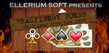 Card game Poker raspisnoy