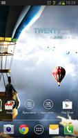 Hot Air Balloon 3d Wallpaper captura de pantalla 1