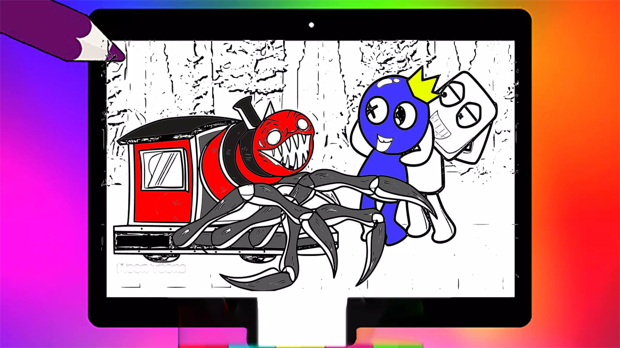 Choo Choo Charles Coloring APK for Android Download