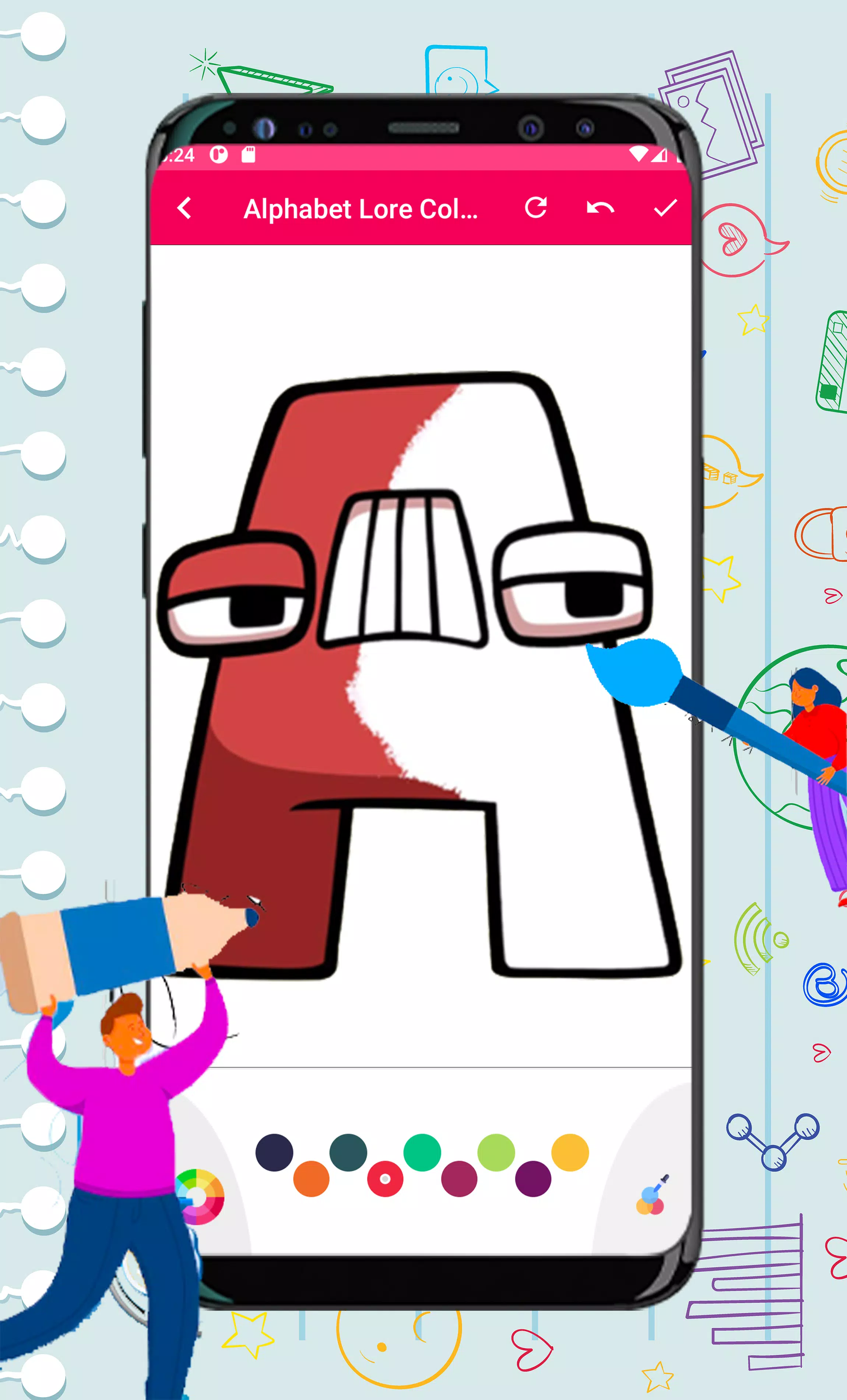 Alphabet Lore Drawing Book mobile android iOS apk download for free-TapTap