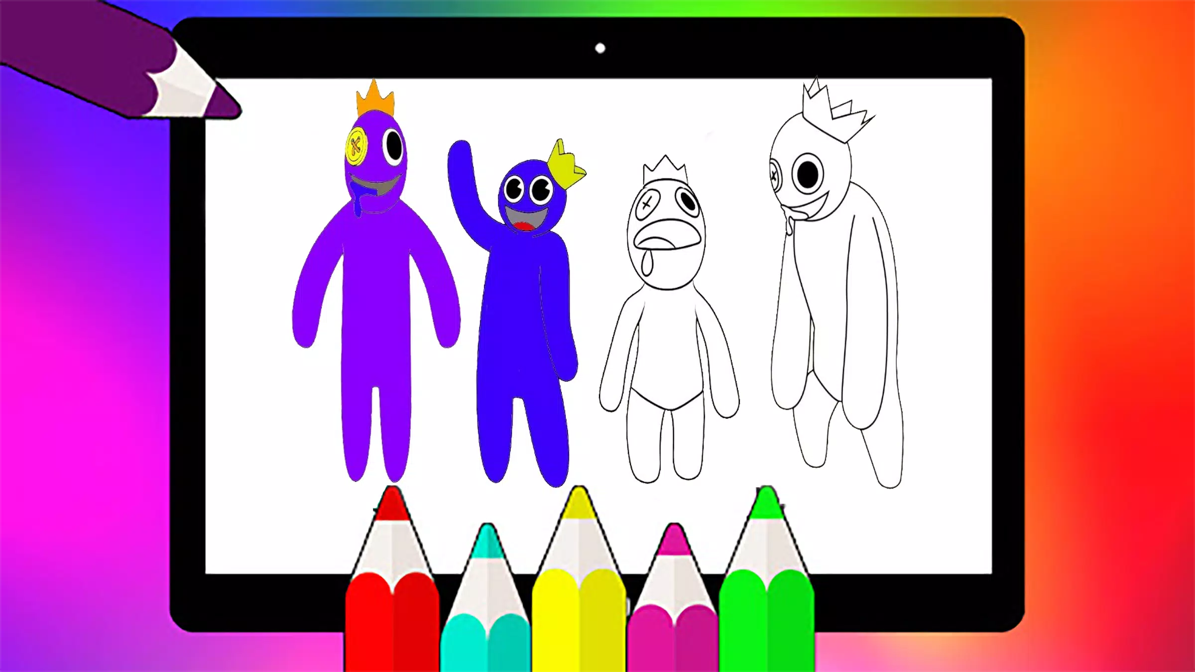 Rainbow Friends Coloring 2 – Apps on Google Play