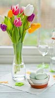 Colorful Tulips Wallpapers الملصق