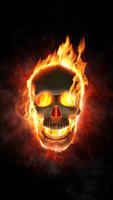 Fire Skulls Live Wallpaper Affiche