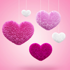 Fluffy Hearts Wallpapers icône
