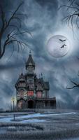 Haunted House Wallpapers Affiche
