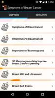 Symptoms of Breast Cancer تصوير الشاشة 1