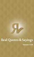 Real Quotes & Sayings poster