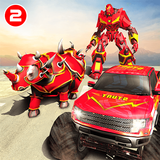 Real Robot Battle City - Car Transforming Rhino 圖標