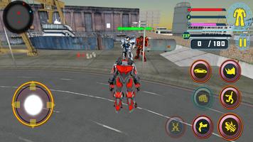 Real Robot Battle City - Car Transforming Rhino الملصق