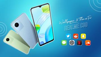 Realme C30 الملصق