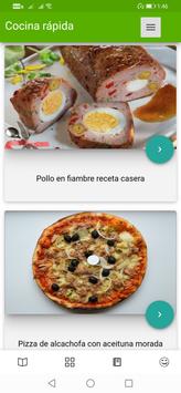 Cocina rápida - Recetas de cocina casera gratis 截图 4