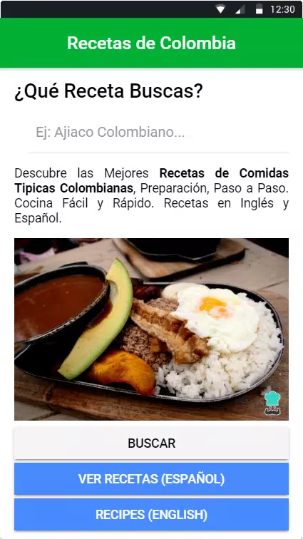 Descarga de APK de Comidas de Colombia ?‍? para Android