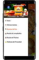 RECETAS DE COMIDA Y PAN capture d'écran 1