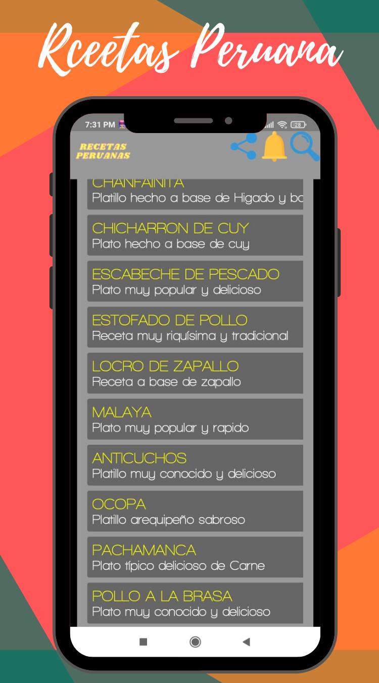 Recetas de Comidas Peruanas Rápidos y Fáciles captura de pantalla 3