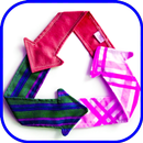 Recycle used clothing in fashion. Redesign clothes-APK