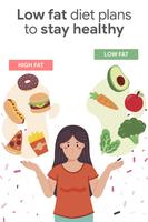 Low Fat Diet Recipes App پوسٹر