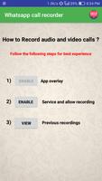 برنامه‌نما Whatsapp Call Recorder عکس از صفحه