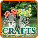 Recycling-Handwerk und Dekoration