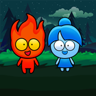 Red boy & Blue girl -Forest أيقونة