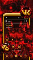 Red Evil Launcher Theme Affiche