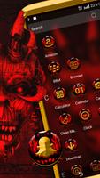 Red Evil Launcher Theme تصوير الشاشة 2