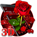 3D Валентина любовь тема розы APK