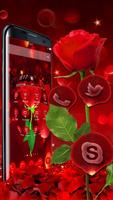3D valentine love rose theme ảnh chụp màn hình 1