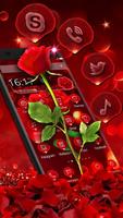 3D valentine love rose theme syot layar 2