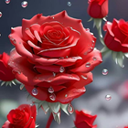 Red Rose Wallpaper icône