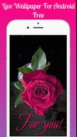 Red rose Live Wallpaper, LWP Ekran Görüntüsü 2