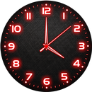 Red Analog Clock Live Wallpaper APK