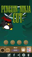 Penguin Ninja Cut Affiche