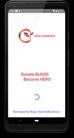 Red Donors: Donate Blood Become Hero पोस्टर