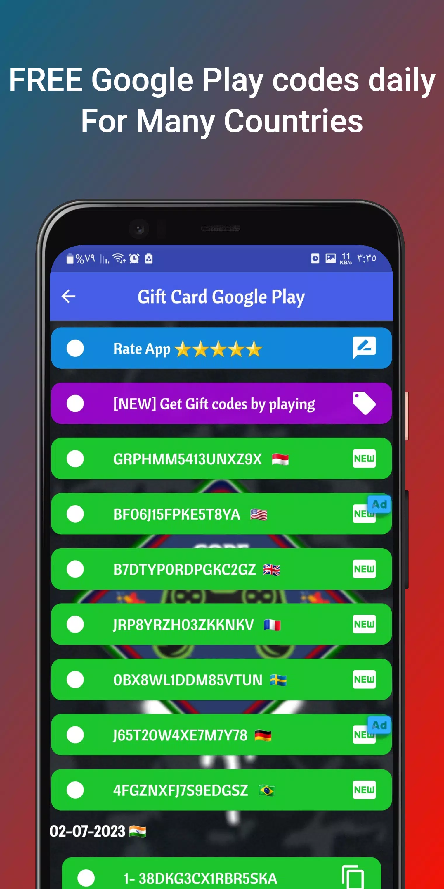 GiftCode - Earn Game Codes - APK Download for Android