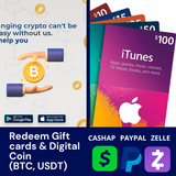 Redeem iTunes gift cards & BTC