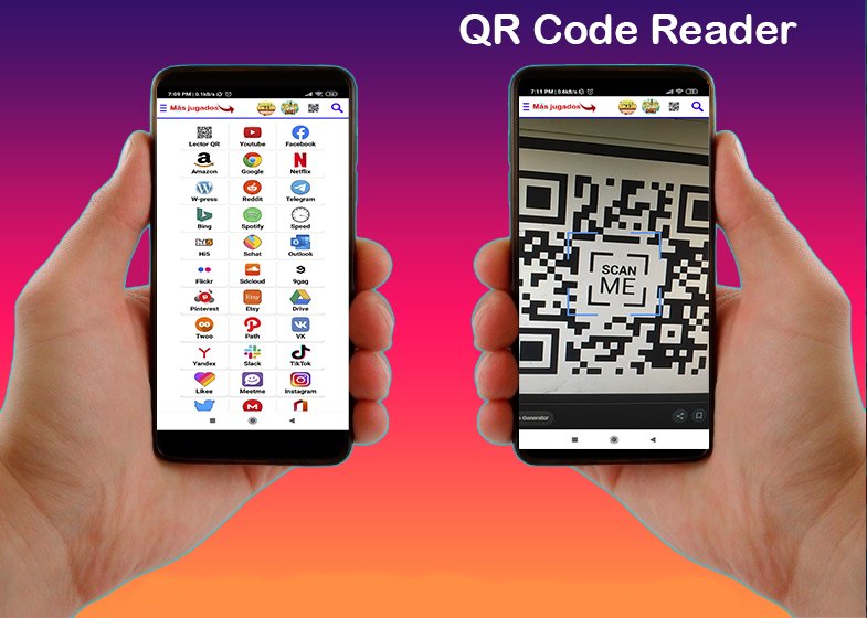QR code reader, Qr code scanner app & Social media安卓版应用APK下载