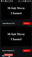 M-Sub Movie Channel Pro স্ক্রিনশট 1