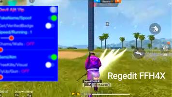 Regedit H4X Mod Menu Fire Ha الملصق