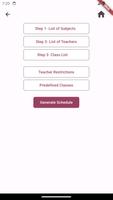 School Schedule Generator screenshot 1
