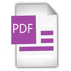 Create PDF Text Document icon