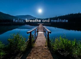 Relax: Wim hof method & 4-7-8 Breathing Affiche