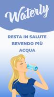 Poster Promemoria Assunzione Acqua - 