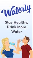 Waterly - Water Drink Reminder पोस्टर