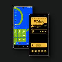 Remix 4 Theme for KLWP 스크린샷 2