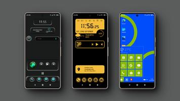 Remix 4 Theme for KLWP 스크린샷 3