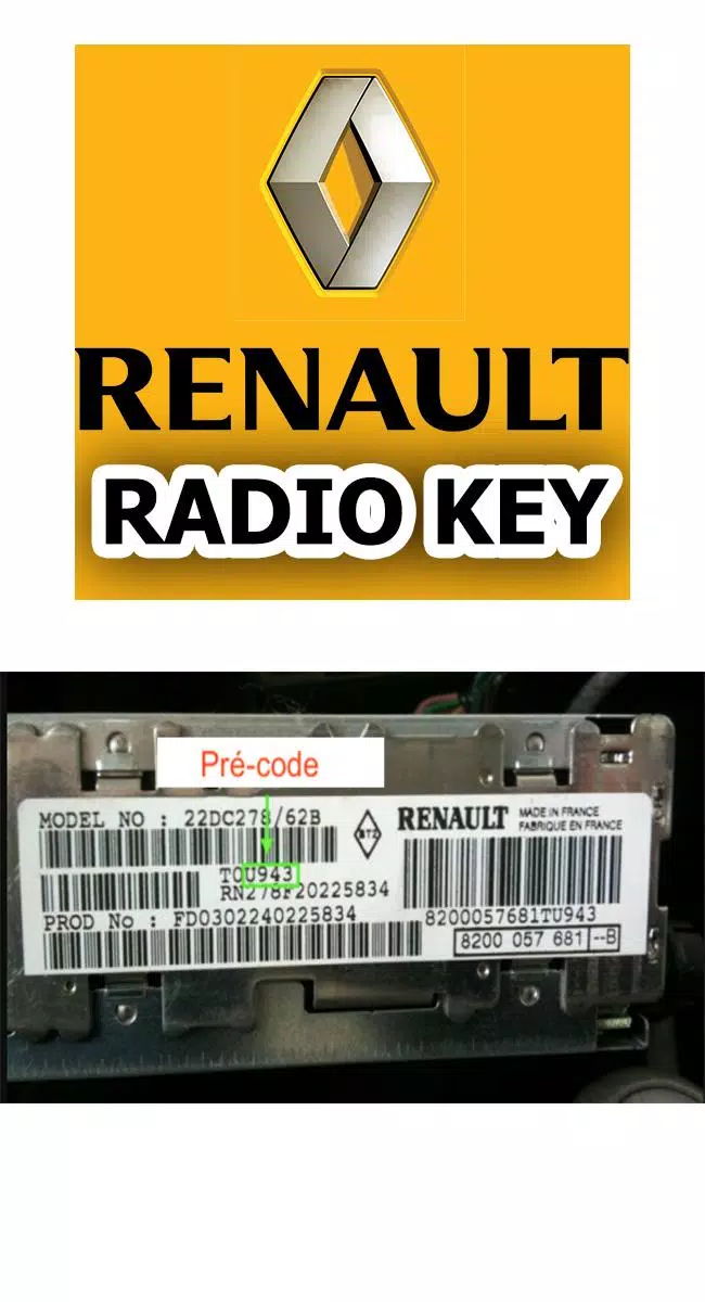 Renault Radio Key Generator APK for Android Download