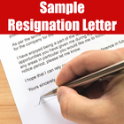 Resignation Letter Sample آئیکن