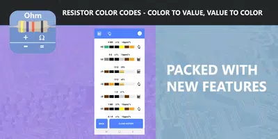 Resistor Color Code Calculator ảnh chụp màn hình 5