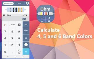 Resistor Color Code Calculator الملصق