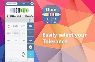 Resistor Color Code Calculator تصوير الشاشة 2